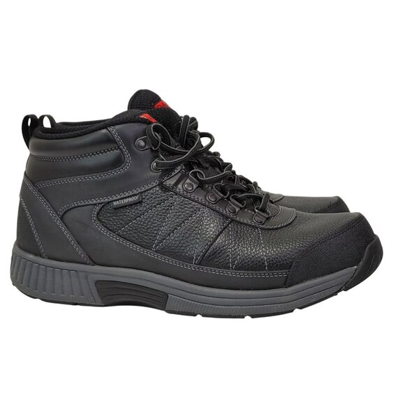 OrthoFeet Delta Waterproof  Men's Leather Boot Size 10 Excellent Condition - Picture 1 of 16